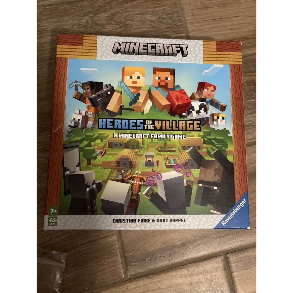 Minecraft Heroes Of The Village Game‎ By Ravensburger Complete